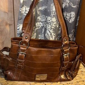 Beautiful Nine West Brown Women's Tote Bag - Leather Look